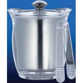 Cilio Insulated Ice Bucket with Tongs by Cilio