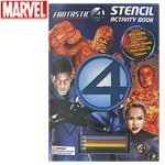 Fantastic Four Stencil Activity Book