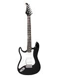 Silvertone Revolver Electric Guitar, Left Handed, Black