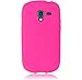 For Samsung Galaxy Exhibit T599 Silicone Jelly Skin Cover Case Hot Pink Accessory