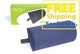 Lumbar "D" Shaped Roll Back Support Pillow - Medium Density