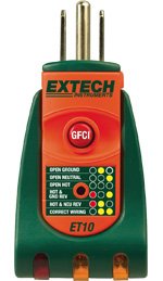 Extech GFCI Receptacle Tester