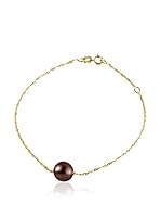 Lola Vanderkeen Pulsera Deep Chocolate Oro / Marrón