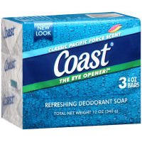 Coast Bar Soap Classic Pacific Force Scent - 3 CT