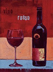 Eurographics ANF1170 Anna Flores, Wine for Two 18 x 24 cm, Hochwertiger Kunstdruck - Wein