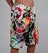 Christian Audigier Skull, Rose and Panther Boardshort (CAM001F)