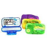 Translucent Digital Pedometer – Select From 4 Colors, Purple, Blue, Green, Yellow -Omron HJ-105