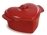 Review Chantal Cookware Corporation  / Chantal Glossy Red Heart-Shaped Covered Casserole 2.5-qt.