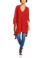 SO CACHEMERE Poncho Cindy (Burdeos)