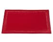 Williams-Sonoma Hemstitched Linen 14" Placemats, Crimson, Set of 4