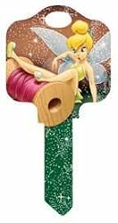 Tinker Bell Thimble Kwikset KW1 House Key Disney