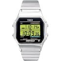 Timex Men's Classic Digital Silver-Tone Watch #T78582