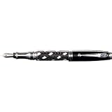 Monteverde Invincia Black Tie Fountain Pen - Fine