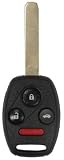 2003-2007 Honda Accord Remote Head Key and Free eKeylessRemotes Guide (Must Be Cut And Programmed By Dealer Or Locksmith)