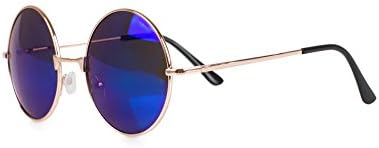NLY Accessories Women's Rounded Sunglasses Blue Size Onesize