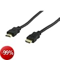 Cavo HDMI 1.4 High Speed FullHD contatti dorati 5 Metri