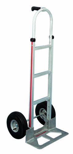 Magline HMK117UA4 Aluminum Hand Truck, Straight  Loop Handle, Pneumatic Wheels, 500lbs Capacity On Sale