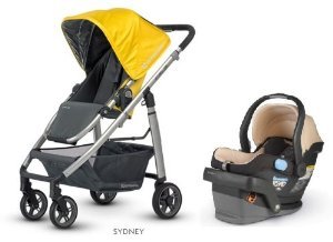 UppaBaby Mesa Carseat in Lindsey With Cruz Stroller (Cruz in Syndney) photo
