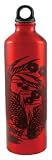 Gaiam 750ml Aluminum Water Bottle (Koi Fish, Poly Loop Cap)