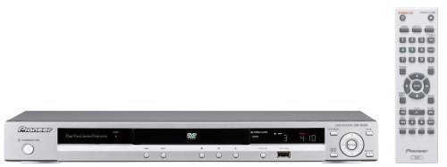Pioneer DV-410V-S - DVD Player with HDMI Output USB Input and High Definition JPEG Playback (Silver)