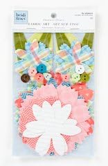 Colorbok - Heidi Grace Designs - Daydream Collection - Fabric Flowers with Buttons