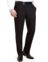Big & Tall Linen Miracle™ Flat Front Trousers