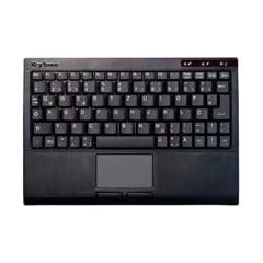 KeySonic ACK-340BT Tastatur schnurlos 77 Tasten MS WXP D Schwarz