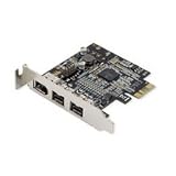 New Syba Controller Card Sd-Pex30009 Low Profile Pci-Express 1394b Firewire Retail 3 Years Warranty