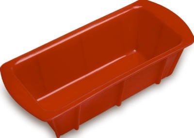 SiliconeZone Bread Loaf Pan, Red