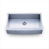 33 Single Bowl Farmhouse Stainless Steel Kitchen Sink