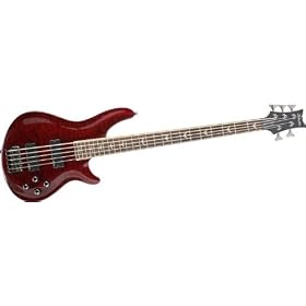Schecter Omen Extreme-5 Special 5-String Electric Bass Guitar, Black Cherry¹