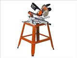 Einhell 4300670 KGSZ 4300 UG Zug-Kapp-Gehrungssaege mit Untergestell, 230 V, 2000 W, Leerlaufdrehzahl no: 4800 min-1