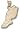 Track Winged Foot 14K Charm/Pendant