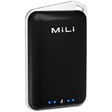MiLi Power Crystal HB-A10 External Battery Power Bank for iPhone 4 / 4S, iPod, Blackberry phones, HTC phones, Motorola Droid series, Xperia and Other Mobile Devices (Black)