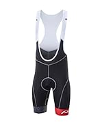 PROTECTIVE Culotte Ciclismo Perth Bib (Negro / Rojo)