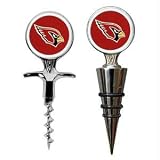Arizona Cardinals NFL Cork Screw and Wine Bottle Topper Set