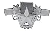 Rock Rebel Accessory LIGHTER GUN STAR Belt-buckle