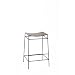 Wililam Sheppee Clubhouse Iron and Leather Barstool