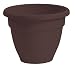 Akro-Mils CNA10000E21 Caribbean Pot, Chocolate, 10-Inch