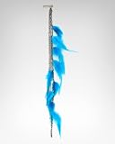 bebe Chain Feather Hair Clip