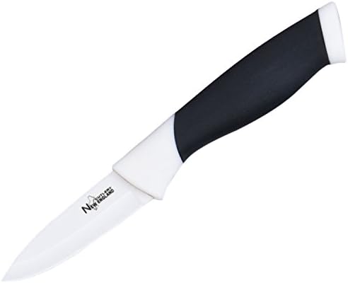 New England Cutlery Ceramic Paring Knife, 3", Black