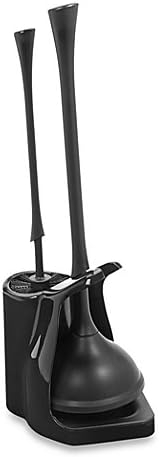 Casabella Bowl Brush and Plunger Combo Set in Black