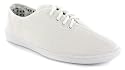 Dr Keller "Tina" Ladies Lace Up Summer Canvas Shoes - White