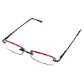 Foster Grant Reading Glasses Kristin Full Rim Metal-Burgundy (+1.00)