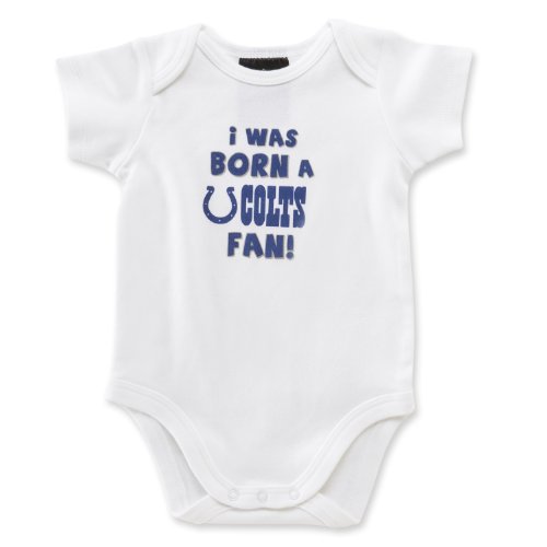 Indianapolis Colts Short Sleeve White Bodysuit , Size 24 Months