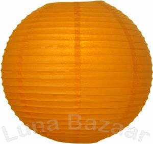 Mango Orange 6 Inch Paper Lanterns