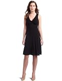 Mac & Jac Women's Twist Knot Dress,Black,Large
