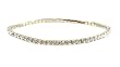 Anklet - A6 - Swarovski (tm) Crystal - Stretch ~ Clear