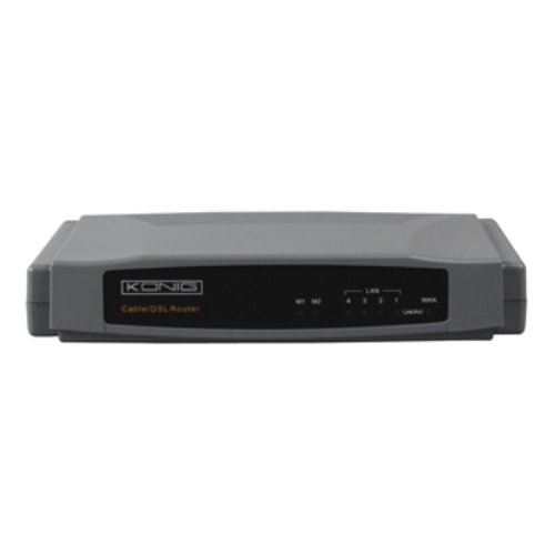 K&ouml;nig 4-Port Breitband Router Preisvergleich