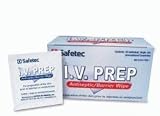 IV Prep Antiseptiv/Barrier Wipe, Box/50
